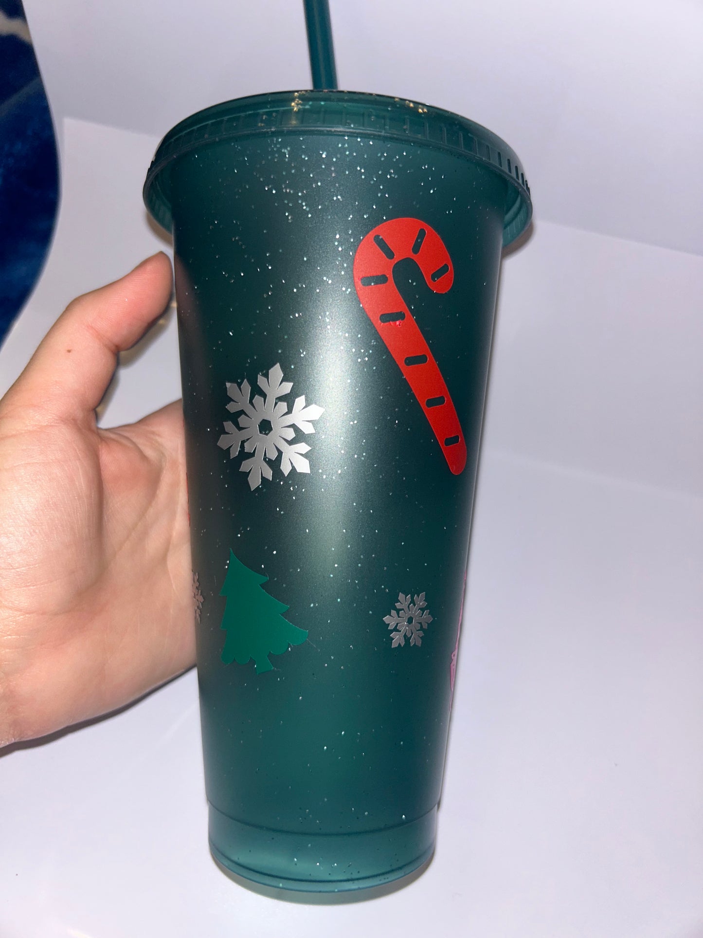 “Only merry after coffee” 24 oz cold cup