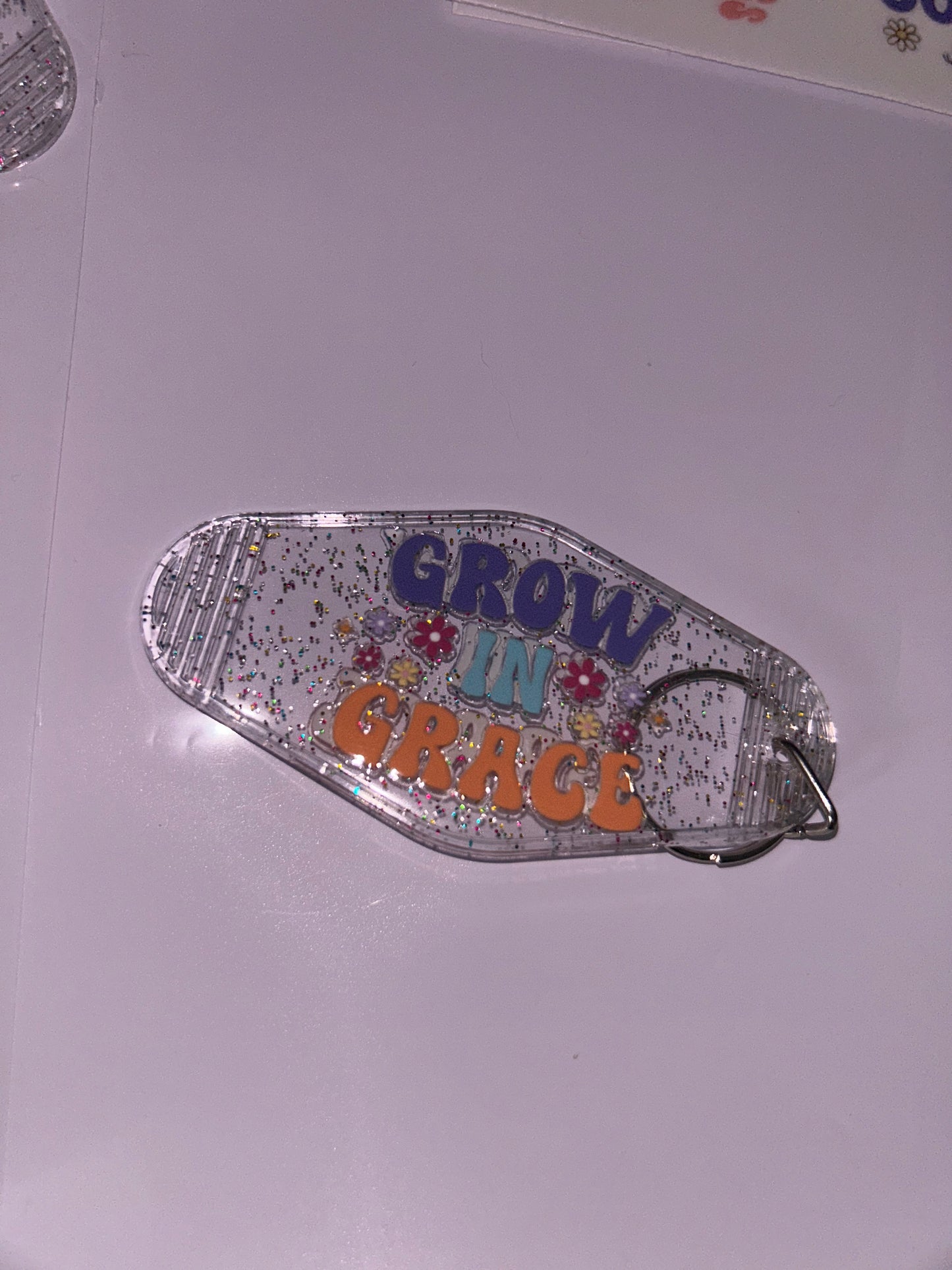 “Grow in grace” keychain