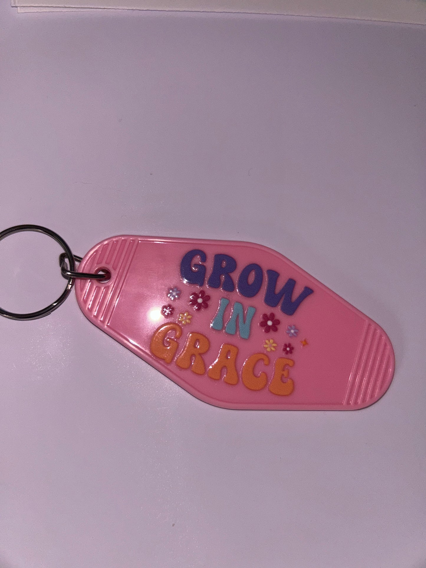 “Grow in grace” keychain